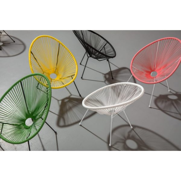 Стул Spaghetti, коллекция "Спагетти" 73*85*78, Полиэтилен, Сталь, Белый — изображение 3