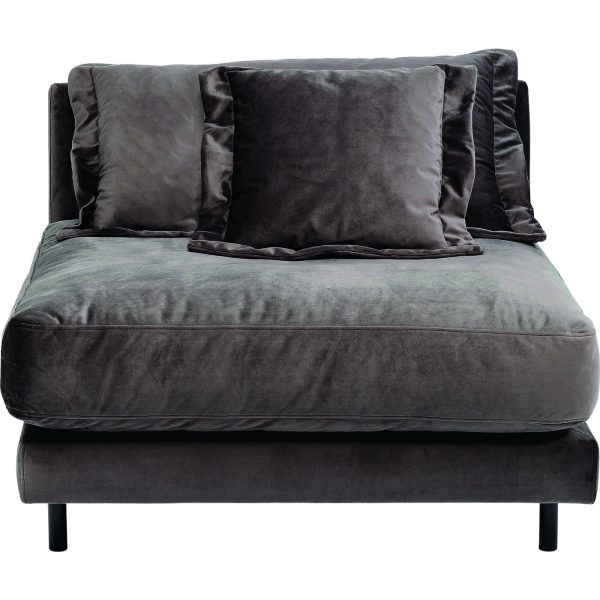 KARE-84067-1400x1400 Элемент прямой к дивану Lullaby, коллекция "Колыбельная" 100*84*101, Полиэстер, Полиуретан, Сосна, Сталь, Серый — изображение 1