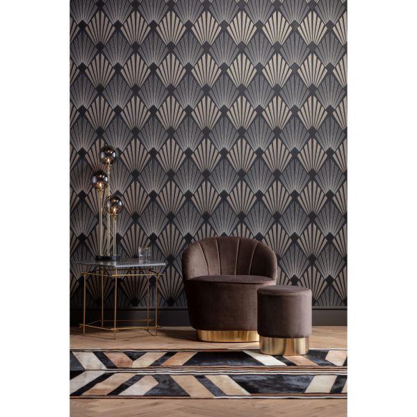 Кресло Cherry, коллекция "Вишня" 60*76*61, Полиэстер, Полиуретан, ДСП, Сталь, Коричневый — изображение 2