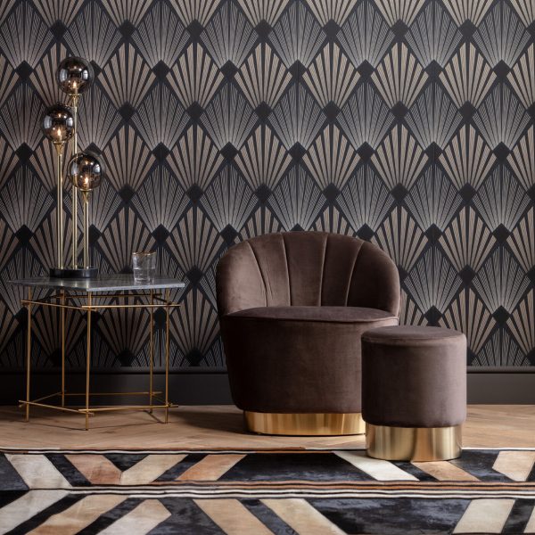 Кресло Cherry, коллекция "Вишня" 60*76*61, Полиэстер, Полиуретан, ДСП, Сталь, Коричневый — изображение 3