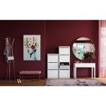 Скамья мягкая Crossover, коллекция "Кроссовер" 92*40*41, Полиэстер, Полиэстер, Бук, Сталь, Розовый — изображение 2