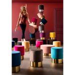 Пуф Cherry, коллекция "Вишня" 35*42*35, Полиэстер, ДСП, Полиуретан, Бордовый — изображение 2