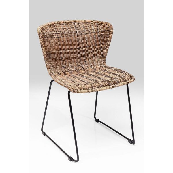 Стул Sansibar, коллекция "Занзибар" 53*78*56, Сталь, Полиэтилен, Коричневый — изображение 3