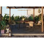 Стул Sansibar, коллекция "Занзибар" 53*78*56, Сталь, Полиэтилен, Коричневый — изображение 2