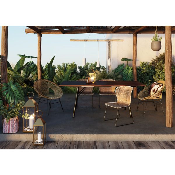 Стул Sansibar, коллекция "Занзибар" 53*78*56, Сталь, Полиэтилен, Коричневый — изображение 2