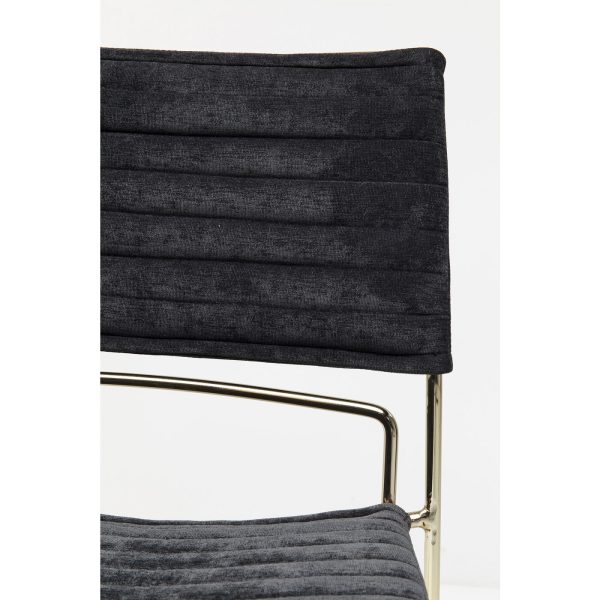 Стул Hugo, коллекция "Хьюго" 48*76*45, Сталь, Полиэстер, Черный — изображение 3