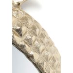 Зеркало Pineapple, коллекция "Ананас" 41*82*5, Зеркальное стекло, Алюминий, МДФ, Золотой — изображение 3