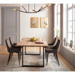 Стул мягкий East Side, коллекция "Ист Сайд" 48*84*57, Полиэстер, Полиуретан, Шпон, Сталь, Коричневый — изображение 2