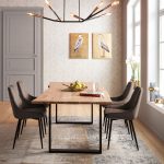 Стул мягкий East Side, коллекция "Ист Сайд" 48*84*57, Полиэстер, Полиуретан, Шпон, Сталь, Коричневый — изображение 3