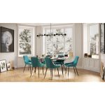 Стул мягкий East Side, коллекция "Ист Сайд" 48*84*57, Полиэстер, Полиуретан, Шпон, Сталь, Синий — изображение 2