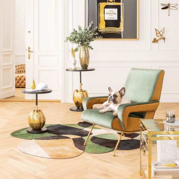 KARE-84367-master-mood-b-1400x1400 Столик приставной Pumpkin, коллекция "Тыква" 55*76*55, Сталь, Алюминий, Черный, Золотой — изображение 3