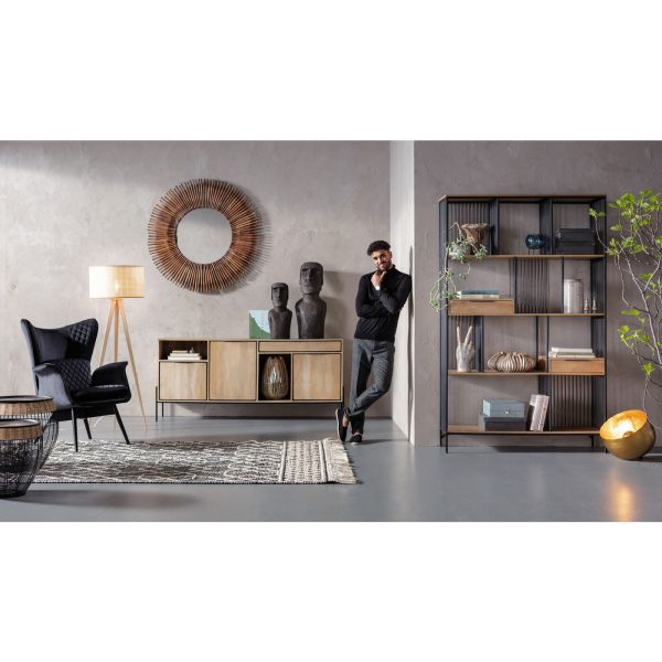 Кресло Tudor, коллекция "Тюдор" 78*100*80, Бархат, Полиуретан, МДФ, Бук, Черный — изображение 4