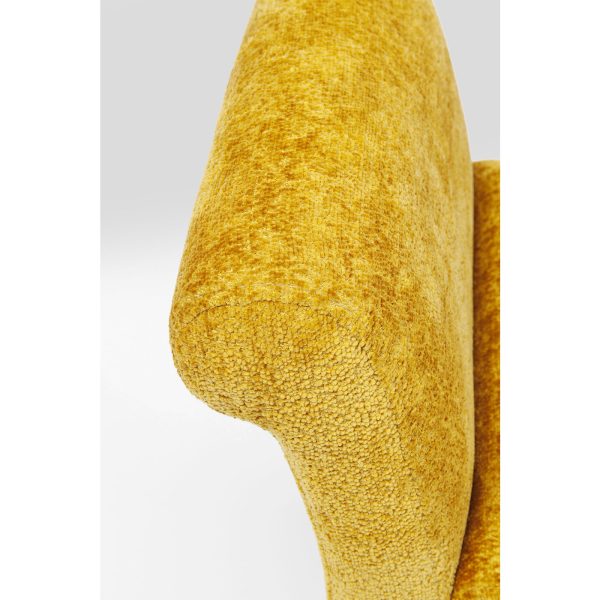 Скамья с подлокотниками Motley, коллекция "Мотли" 107*62*38, Полиэстер, Полиуретан, Бук, Желтый — изображение 3