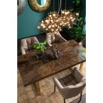 Стул с подлокотниками Think Tank, коллекция "Мозговой центр" 65*85*55, Полиэстер, Полиуретан, Шпон, Сталь, Коричневый — изображение 3