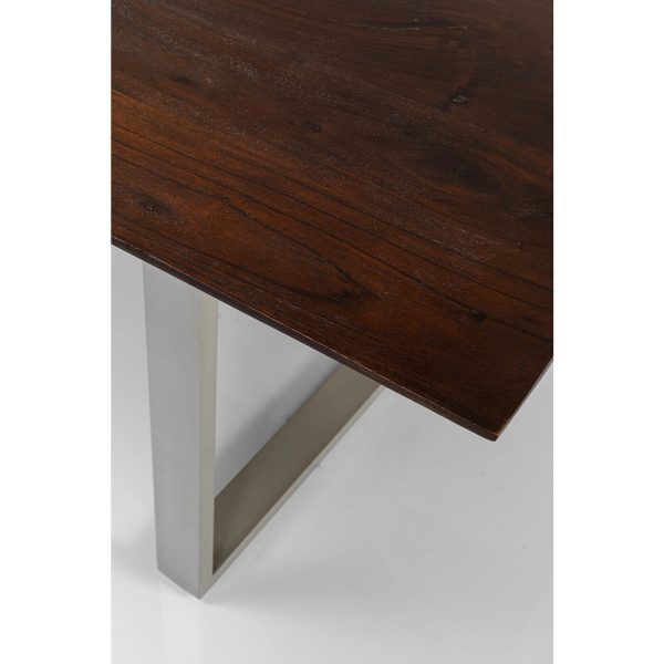 Стол Symphony, коллекция "Симфония" 200*76*100, Акация, Сталь, Коричневый — изображение 3