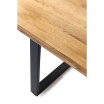 Стол Jacky, коллекция "Джеки" 180*76*90, Дуб, Сталь, Коричневый — изображение 3