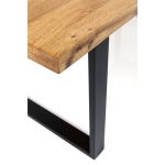 Стол Jacky, коллекция "Джеки" 180*76*90, Дуб, Сталь, Коричневый — изображение 4