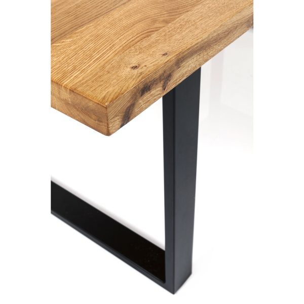 Стол Jacky, коллекция "Джеки" 180*76*90, Дуб, Сталь, Коричневый — изображение 4