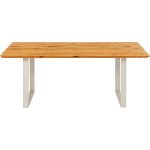 Стол Symphony, коллекция "Симфония" 180*76*90, Дуб, Сталь, Коричневый