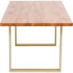 Стол Jacky, коллекция "Джеки" 180*76*90, Дуб, Сталь, Коричневый — изображение 4