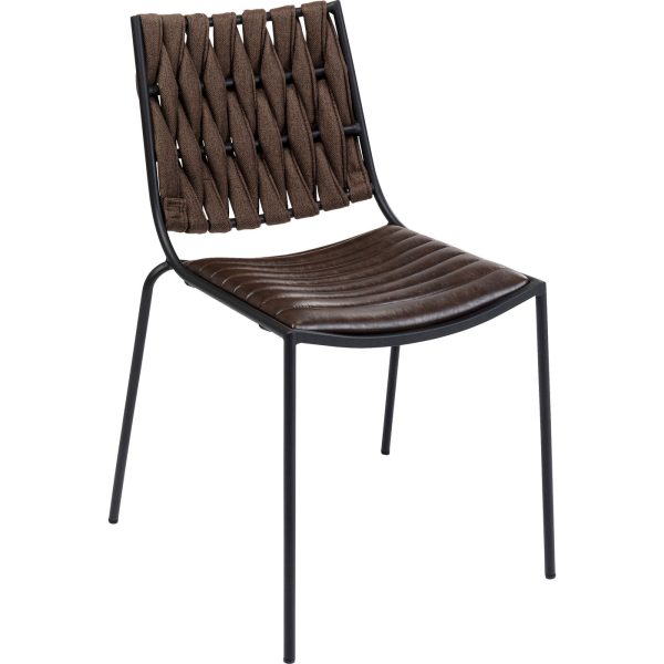 Стул Two Faces, коллекция "Два лица" 52*88*53, Полиэстер, Полиуретан, Сталь, Коричневый — изображение 2