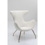 Кресло-качалка Balance, коллекция "Баланс" 97*98*76, Полиэстер, Полиуретан, Сталь, ДСП, Шпон, Белый — изображение 3