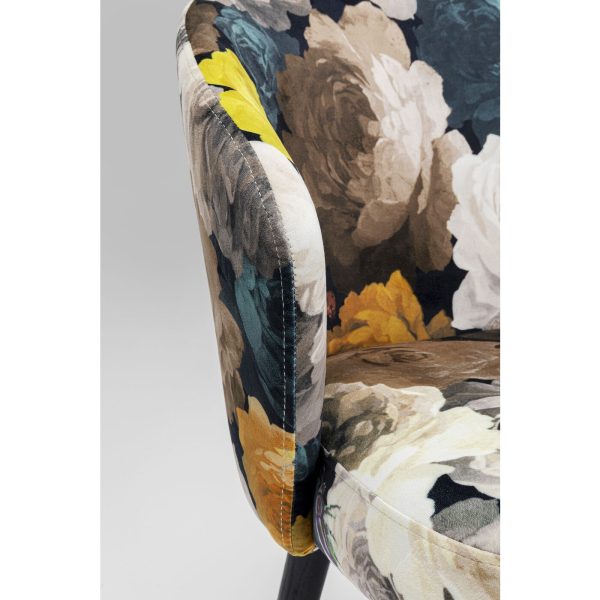 Стул с подлокотниками Peony, коллекция "Пион" 56*77*55, Полиэстер, Полиуретан, ДСП, Фанера, Мультиколор — изображение 3