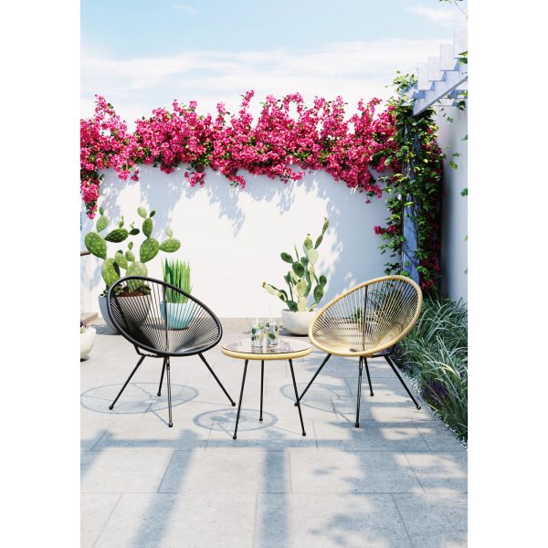 Стул Spaghetti, коллекция "Спагетти" 73*85*78, Полиэтилен, Сталь, Бежевый — изображение 3