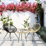 Стул Spaghetti, коллекция "Спагетти" 73*85*78, Полиэтилен, Сталь, Бежевый — изображение 4