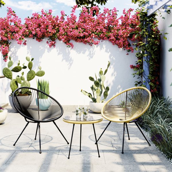 Стул Spaghetti, коллекция "Спагетти" 73*85*78, Полиэтилен, Сталь, Бежевый — изображение 4