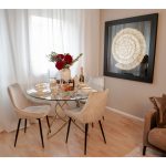 Стул мягкий East Side, коллекция "Ист Сайд" 52*88*59, Бархат, Полиуретан, Фанера, Сталь, Бежевый — изображение 2