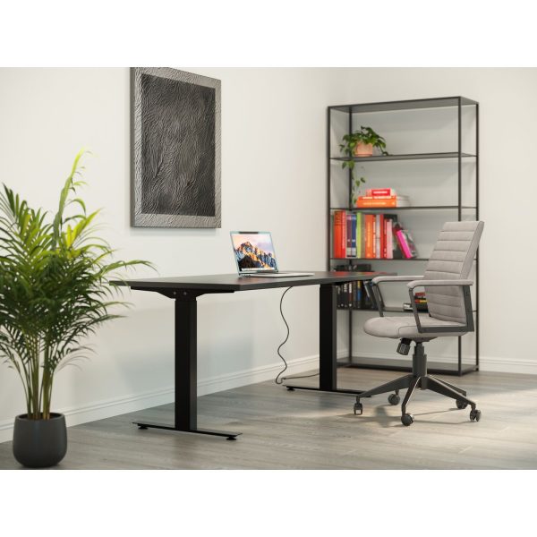 Кресло офисное Labora, коллекция "Лабора" 57*105*61, Полиэстер, Тополь, Сталь, Бежевый — изображение 3