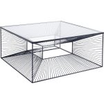 Столик кофейный Dimension, коллекция "Измерение" 81*81*38, Сталь, Стекло, Черный — изображение 4