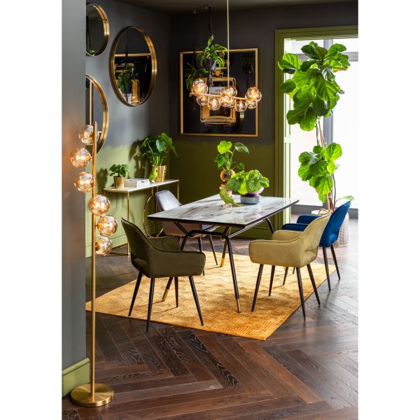 Стул мягкий с подлокотниками San Fransico, коллекция "Сан Франциско" 59*82*61, Полиэстер, Полиуретан, Фанера, Сталь, Оливковый — изображение 3