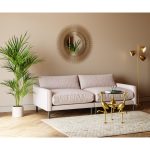 Столик приставной Flamingo, коллекция "Фламинго" 41*59*41, Стекло, Алюминий, Бесцветный, Золотой — изображение 2