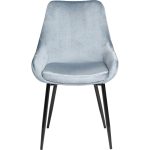 Стул мягкий East Side, коллекция "Ист Сайд" 52*88*59, Бархат, Полиуретан, Фанера, Сталь, Серебряный