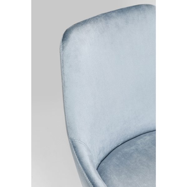 Стул мягкий East Side, коллекция "Ист Сайд" 52*88*59, Бархат, Полиуретан, Фанера, Сталь, Серебряный — изображение 3