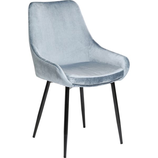 Стул мягкий East Side, коллекция "Ист Сайд" 52*88*59, Бархат, Полиуретан, Фанера, Сталь, Серебряный — изображение 2