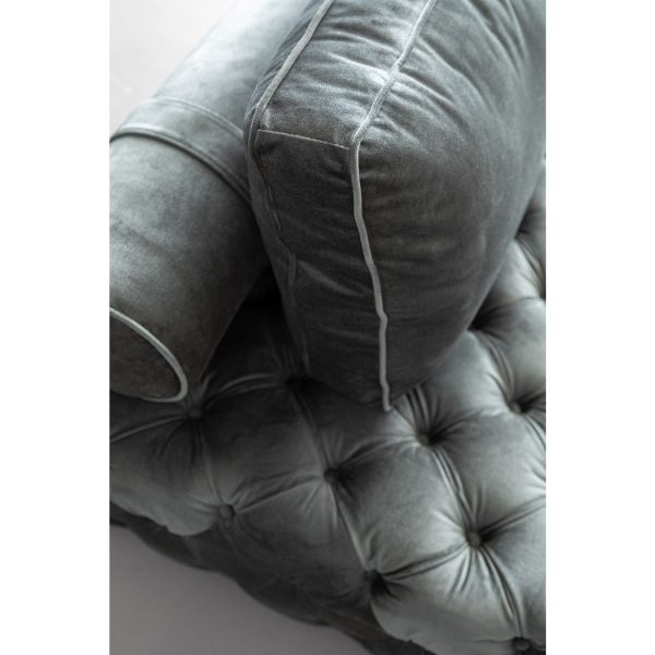 Кресло для отдыха Bottone, коллекция "Боттон" 194*81*137, Полиэстер, ДСП, Серый — изображение 3