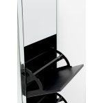 Шкаф для обуви Luxury, коллекция "Роскошь" 55*162*30, Зеркальное стекло, МДФ, Бесцветный — изображение 4