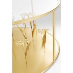 Столик кофейный Meadow, коллекция "Луг" 80*36*80, Сталь, Стекло, Золотой — изображение 3