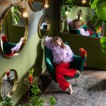 Кресло Goldfinger, коллекция "Голдфингер" 89*85*80, Бархат, Полиэстер, ДСП, Сталь, Зеленый — изображение 3