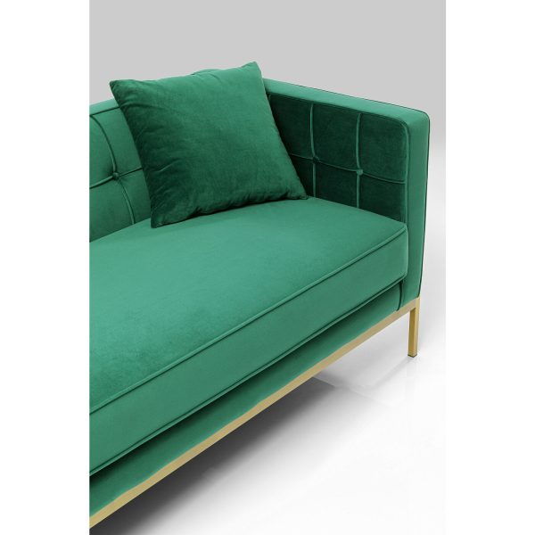 Диван Loft, коллекция "Лофт" 229*73*80, Полиэстер, Полиуретан, Сосна, Сталь, Зеленый — изображение 4