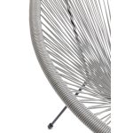 Стул Spaghetti, коллекция "Спагетти" 73*85*78, Полиэтилен, Сталь, Серый — изображение 4