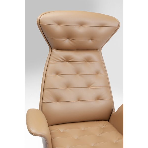 Кресло офисное Brady, коллекция "Брейди" 80*120*64, Полиуретан, Алюминий, Коричневый — изображение 4