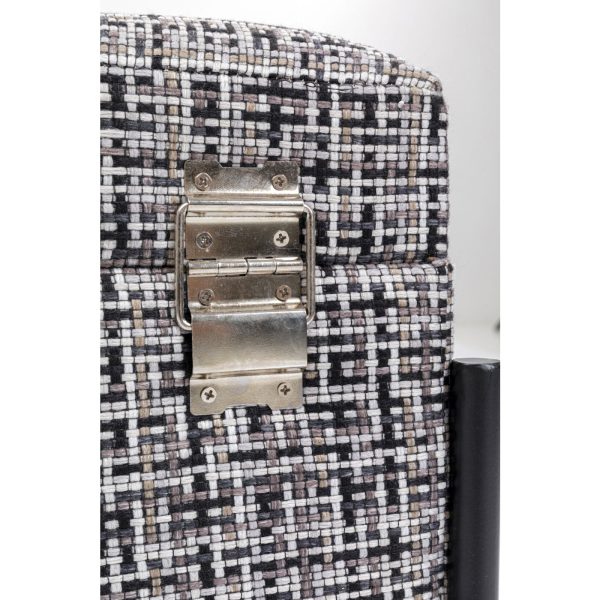 KARE-85300-detail-a-1400x1400 Скамья Button, коллекция "Пуговицы" 80*43*40, Полиэстер, Полиуретан, МДФ, Сталь, Серый — изображение 4