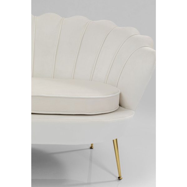 Диван Water Lily, коллекция "Кувшинка" 132*76*75, Полиуретан, Фанера, Сталь, Полиэстер, Экрю — изображение 4