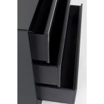 Комод Luxury, коллекция "Роскошь" 91*74*41, Зеркальное стекло, МДФ, Серый — изображение 4