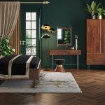 Вешалка + зеркало Ravello, коллекция "Равелло" 50*178*35, Палисандр, Сталь, МДФ, Зеркальное стекло, Коричневый — изображение 3