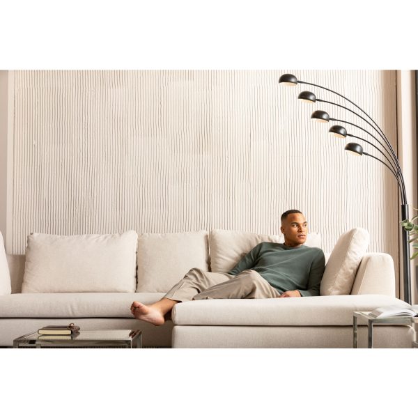 KARE-85491-master-mood-c-1400x1400 Диван угловой Gianni, коллекция "Джанни" 290*88*167, Полиэстер, Фанера, Бук, Нержавеющая сталь, Бежевый — изображение 4